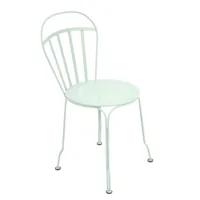 fermob - chaise de jardin louvre - menthe glacier/texturé/lxhxp 44x85x40cm/résistant aux uv